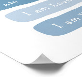 Voeg de naam van uw kind Kinder bevestigingen Poster (Hoek)