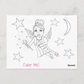 Voeg de naam van uw kind toe aan deze Tandenfee Briefkaart (Achterkant)