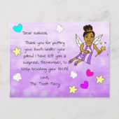 Voeg de naam van uw kind toe aan deze Tandenfee Briefkaart (Voorkant)