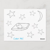 Voeg de naam van uw kind toe aan deze Tandenfee Ka Briefkaart (Achterkant)