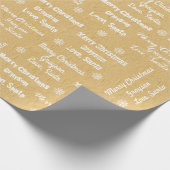 Voeg de naam van uw kind toe het ompakken papier v (Hoek)