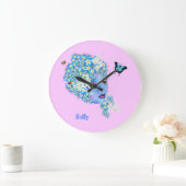 Voeg de naam Vloeiende klok toe,  blauw van het me (Huis)