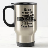 Voeg de NaamLeeftijd Gepersonaliseerde Steam Train Reisbeker