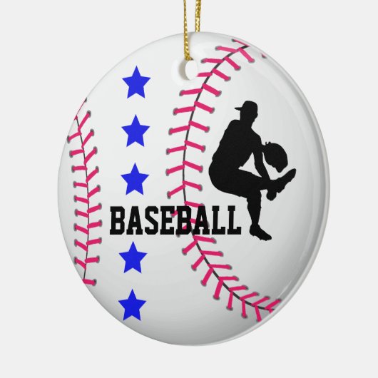 Voeg de Ornament van het Baseball Team van de Foto (Links)
