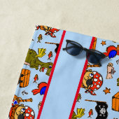 Voeg de Pictogrammen van de Symbolen van de Tekst  Strandlaken (In situ)