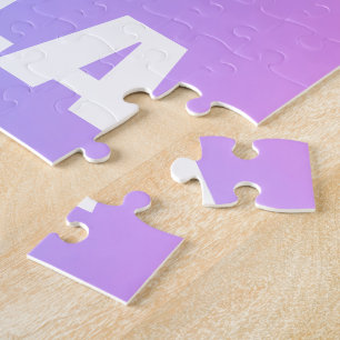 Voeg de Puzzle van de Naam met de Doos van de Gift Legpuzzel