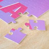 Voeg de Puzzle van de Naam met de Doos van de Gift Legpuzzel (Zijkant)