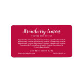 Voeg de Schrijfmachine van het Merk toe geeft de I Etiket (Voorkant)