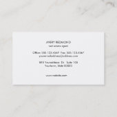 Voeg de Sjabloon van de Foto voor Professionals Mo Visitekaartje (Achterkant)