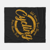 Voeg de Slogan van de Tekst van de Jouw naam aan h Fleece Deken (Voorkant (Horizontaal))