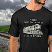 Voeg de  Stamtrein van de Naam toe gemakkelijk ver T-shirt