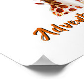 Voeg de Tekst van de Naam, de Afrikaanse Nursery v Poster (Hoek)