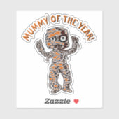 Voeg de Tekst van de Naam, Mummy van het Jaar, het Sticker (Vel)