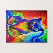 Voeg de Tekst van de Naam toe de Essentientie van Legpuzzel (Horizontaal)