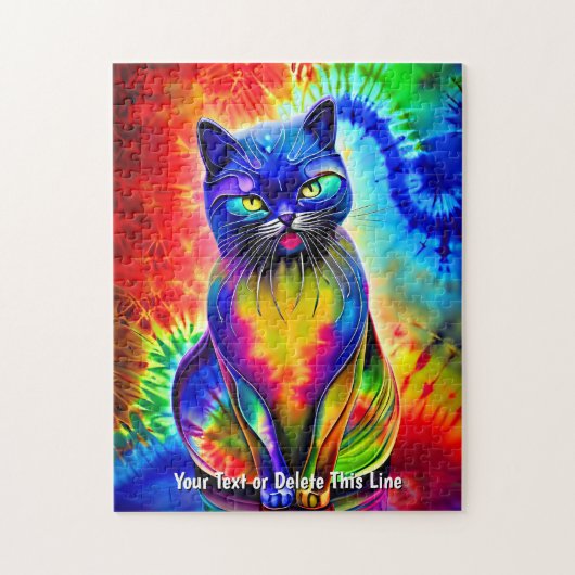 Voeg de Tekst van de Naam toe de Essentientie van  Legpuzzel (Verticaal)