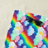 Voeg de Tekst van de Naam toe, de Wolken van het S Strandlaken (In situ)