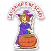 Voeg de Tekst van de Naam toe, eet het Schraapcita Sticker (Voorkant)