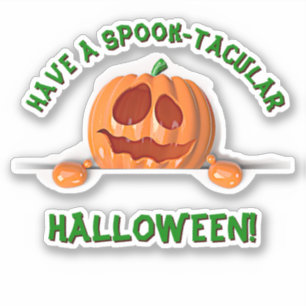 Voeg de Tekst van de Naam toe, heb een Spook-Tacul Sticker