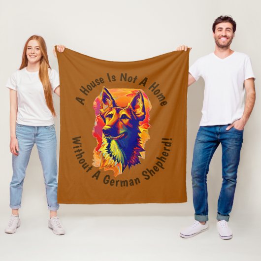 Voeg de Tekst van de Verandering van de Naam toe, Fleece Deken (In situ)