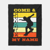 Voeg de Tekst van de Verandering van de Naam toe k Fleece Deken (Voorkant)