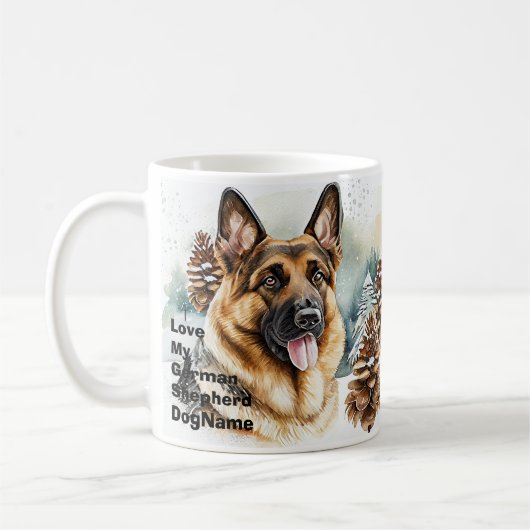 Voeg de Tekst van de Verandering van de Naam toe,  Koffiemok (Links)