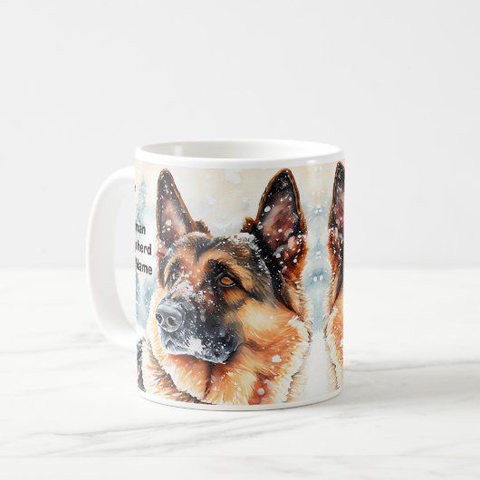 Voeg de Tekst van de Verandering van de Naam toe,  Koffiemok (Voorkant links)