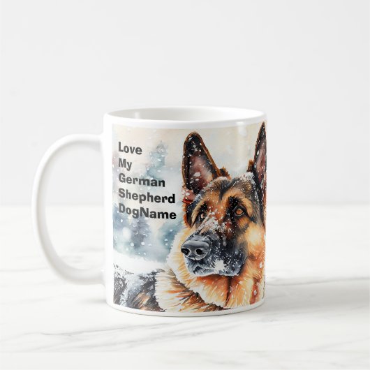 Voeg de Tekst van de Verandering van de Naam toe,  Koffiemok (Links)