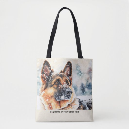 Voeg de Tekst van de Verandering van de Naam toe, Tote Bag (Voorkant)