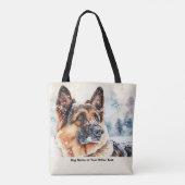 Voeg de Tekst van de Verandering van de Naam toe,  Tote Bag (Achterkant)