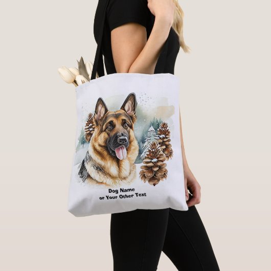 Voeg de Tekst van de Verandering van de Naam toe,  Tote Bag (Dichtbij)