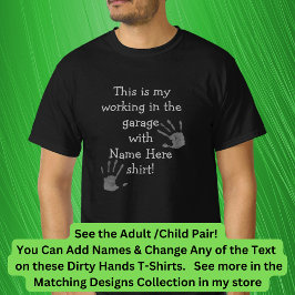 Voeg de Titels van Namen toe, die in de Vuilige Ha T-shirt