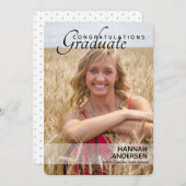 Voeg de Uitnodigingen van de Graduation van de Mei (Voorkant / Achterkant)