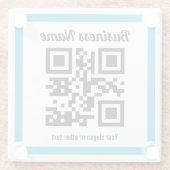 Voeg de URL van elke website toe en Creëer onmidde Glazen Onderzetter (Achterkant)