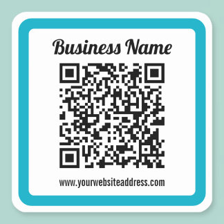 Voeg de URL van elke website toe en Creëer onmidde Vierkante Sticker