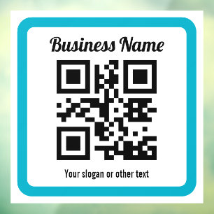 Voeg de URL van elke website toe en maak direct ee Raamsticker