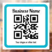 Voeg de URL van elke website toe en maak direct ee Raamsticker (Vel 2)