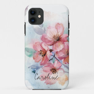 Voeg de Veerbloemen van de Waterverf van de Jouw n Case-Mate iPhone Case