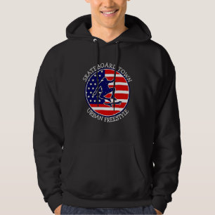 Voeg de Vlag van het Skateboard van het Skateboard Hoodie