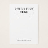 Voeg de Waterverf van de Logo Bloemen toe die Vert Visitekaartje (Voorkant)