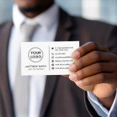 Voeg de website van de logo toe om het even welke  visitekaartje