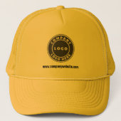 Voeg de Werknemers van de Onderneming Logo en van Trucker Pet (Voorkant)