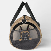 Voeg Dog Name Jouw naam, Boxer Dog Plunjezak (Rechts)