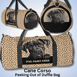Voeg Dog Name Jouw naam, Cane Corso toe Plunjezak