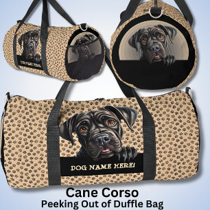 Voeg Dog Name Jouw naam, Cane Corso toe Plunjezak
