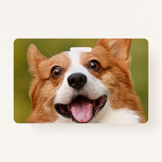 Voeg Dog Photo Personalized Gepersonaliseerd Badge (Voorkant)