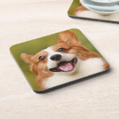 Voeg Dog Photo Personalized Gepersonaliseerd Bier Onderzetter (Linkerzijde)