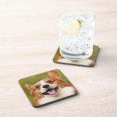Voeg Dog Photo Personalized Gepersonaliseerd Bier Onderzetter (Rechterzijde)