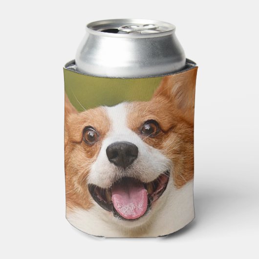 Voeg Dog Photo Personalized Gepersonaliseerd Blikjeskoeler (Blikje Voorkant)