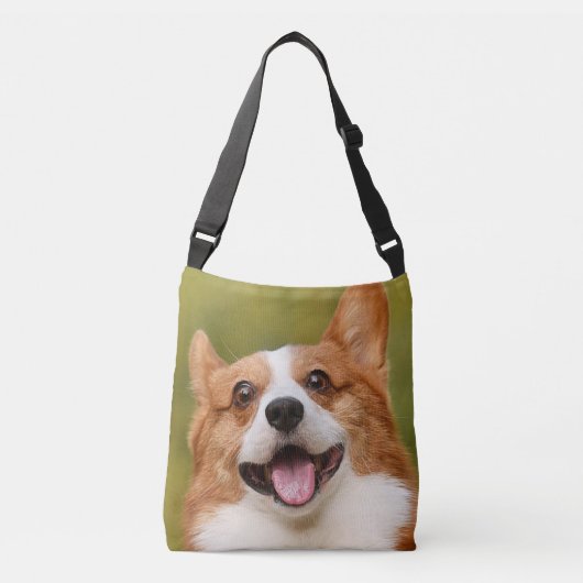Voeg Dog Photo Personalized Gepersonaliseerd Crossbody Tas (Voorkant)
