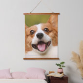Voeg Dog Photo Personalized Gepersonaliseerd Hangend Wandkleed (Slaapkamer)